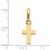 Image of 14K Yellow Gold Madi K Childrens Cross Pendant