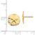 Image of 12mm 14K Yellow Gold Madi K Sand Dollar Post Earrings SE2056