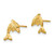 Image of 10mm 14K Yellow Gold Madi K Satin Dolphin Earrings