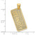 Image of 14K Yellow Gold Maryland, Ocean City License Plate Pendant