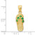 Image of 14K Yellow Gold May/CZ Simulated Birthstone Flip Flop Pendant