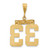 Image of 14K Yellow Gold Medium Shiny-Cut Number 33 Pendant