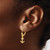 Image of 26mm 14K Yellow Gold Mini Anchor Leverback Earrings