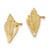 Image of 11.45mm 14K Yellow Gold Mini Conch Shell Stud Post Earrings TE800 Image of 11.45mm 14K Yellow Gold Mini Conch Shell Stud Post Earrings TE800