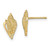 Image of 11.45mm 14K Yellow Gold Mini Conch Shell Stud Post Earrings TE800 Image of 11.45mm 14K Yellow Gold Mini Conch Shell Stud Post Earrings TE800