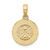 Image of 14K Yellow Gold Mini Nautical Compass Pendant