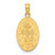 Image of 14K Yellow Gold Miraculous Medal Pendant M1431