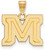 Image of 14K Yellow Gold Montana State University Medium Pendant by LogoArt (4Y017MTU) Image of 14K Yellow Gold Montana State University Medium Pendant by LogoArt (4Y017MTU)
