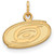 Image of 14K Yellow Gold NHL Carolina Hurricanes X-Small Pendant by LogoArt