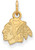 Image of 14K Yellow Gold NHL Chicago Blackhawks X-Small Pendant by LogoArt