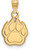 Image of 14K Yellow Gold Northern Illinois University Small Pendant by LogoArt (4Y022NIU)