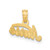 Image of 14K Yellow Gold Nurse Pendant