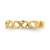 Image of 14K Yellow Gold Open Hearts Toe Ring