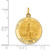 Image of 14K Yellow Gold Our Lady Of Fatima Medal Pendant XR666