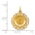 Image of 14K Yellow Gold Our Lady Of Sorrows Medal Pendant D3760