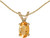 14k Yellow Gold Oval Citrine Pendant (Chain NOT included)