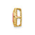 Image of 14K Yellow Gold Oval Ruby Chain Slide Pendant