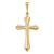 Image of 14K Yellow Gold Passion Cross Pendant CH110Y