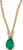 Image of 14K Yellow Gold Pear-Shaped Emerald & Diamond Pendant (Chain NOT included)
