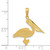 Image of 14K Yellow Gold Pelican Pendant C3386