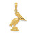 Image of 14K Yellow Gold Pelican Pendant K3118