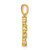 Image of 14K Yellow Gold Peridot and Diamond Cross Pendant XP3387PE/A