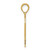 Image of 14K Yellow Gold Piano Pendant