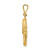Image of 14K Yellow Gold Pisces Zodiac Pendant C475