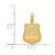 Image of 14K Yellow Gold Police Badge Pendant
