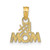 Image of 14K Yellow Gold Polished #1 Mom Pendant K9595