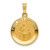 Image of 14K Yellow Gold Polished & Satin First Holy Communion Medal Pendant XR1388 Image of 14K Yellow Gold Polished & Satin First Holy Communion Medal Pendant XR1388