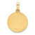 Image of 14K Yellow Gold Polished & Satin Holy Communion Medal Pendant