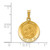 Image of 14K Yellow Gold Polished & Satin St. Anne Medal Pendant XR1285