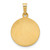Image of 14K Yellow Gold Polished & Satin St. Anne Medal Pendant XR1285