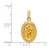 Image of 14K Yellow Gold Polished & Satin St. Christopher Medal Pendant XR1304