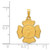 Image of 14K Yellow Gold Polished & Satin St. Florian Badge Medal Pendant
