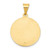 Image of 14K Yellow Gold Polished & Satin St. Francis Medal Pendant XR1322