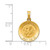 Image of 14K Yellow Gold Polished & Satin St. Joseph Medal Pendant XR1338