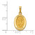 Image of 14K Yellow Gold Polished & Satin St. Joseph Medal Pendant XR1343