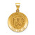Image of 14K Yellow Gold Polished & Satin St. Thomas Medal Pendant