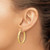 Image of 14K Yellow Gold Polished & Shiny-Cut In/Out Hoop Earrings TF1574