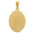 Image of 14K Yellow Gold Polished & Shiny-Cut Lady Of Guadalupe Oval Pendant K5636 Image of 14K Yellow Gold Polished & Shiny-Cut Lady Of Guadalupe Oval Pendant K5636