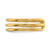 Image of 14K Yellow Gold Polished 3 Row Toe Ring