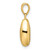 Image of 14K Yellow Gold Polished 3D Crowrie Shell Pendant