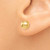 Image of 6mm 14K Yellow Gold Polished 6mm Ball Stud Post Earrings 281405