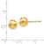 Image of 8mm 14K Yellow Gold Polished and Shiny-Cut 8mm Ball Stud Post Earrings