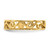 Image of 14K Yellow Gold Polished and Shiny-cut Cutout Pattern Toe Ring