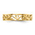 Image of 14K Yellow Gold Polished and Shiny-cut Cutout Pattern Toe Ring