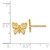 Image of 7mm 14K Yellow Gold Polished Butterfly Post Earrings S1130