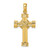 Image of 14K Yellow Gold Polished Cross Charm K9714